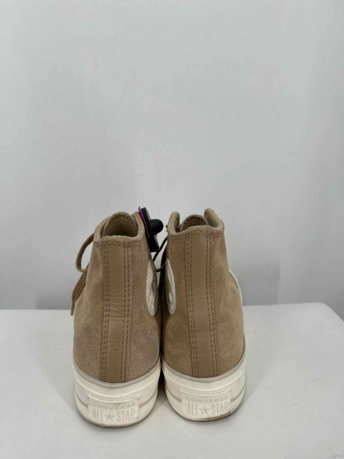 Converse Women Size 8 Taupe Suede Sneakers