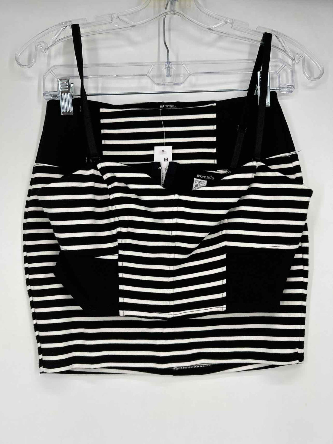 LA Made Size S Black & White Striped NWT Multi-Piece Set