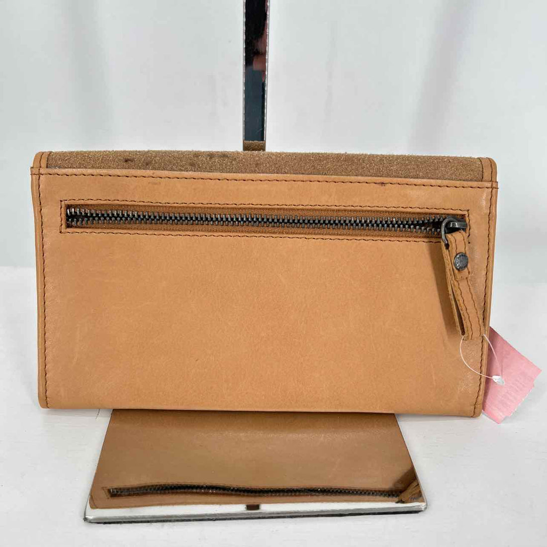 Spikes & Sparrows Camel Leather Pre Owned Wallet