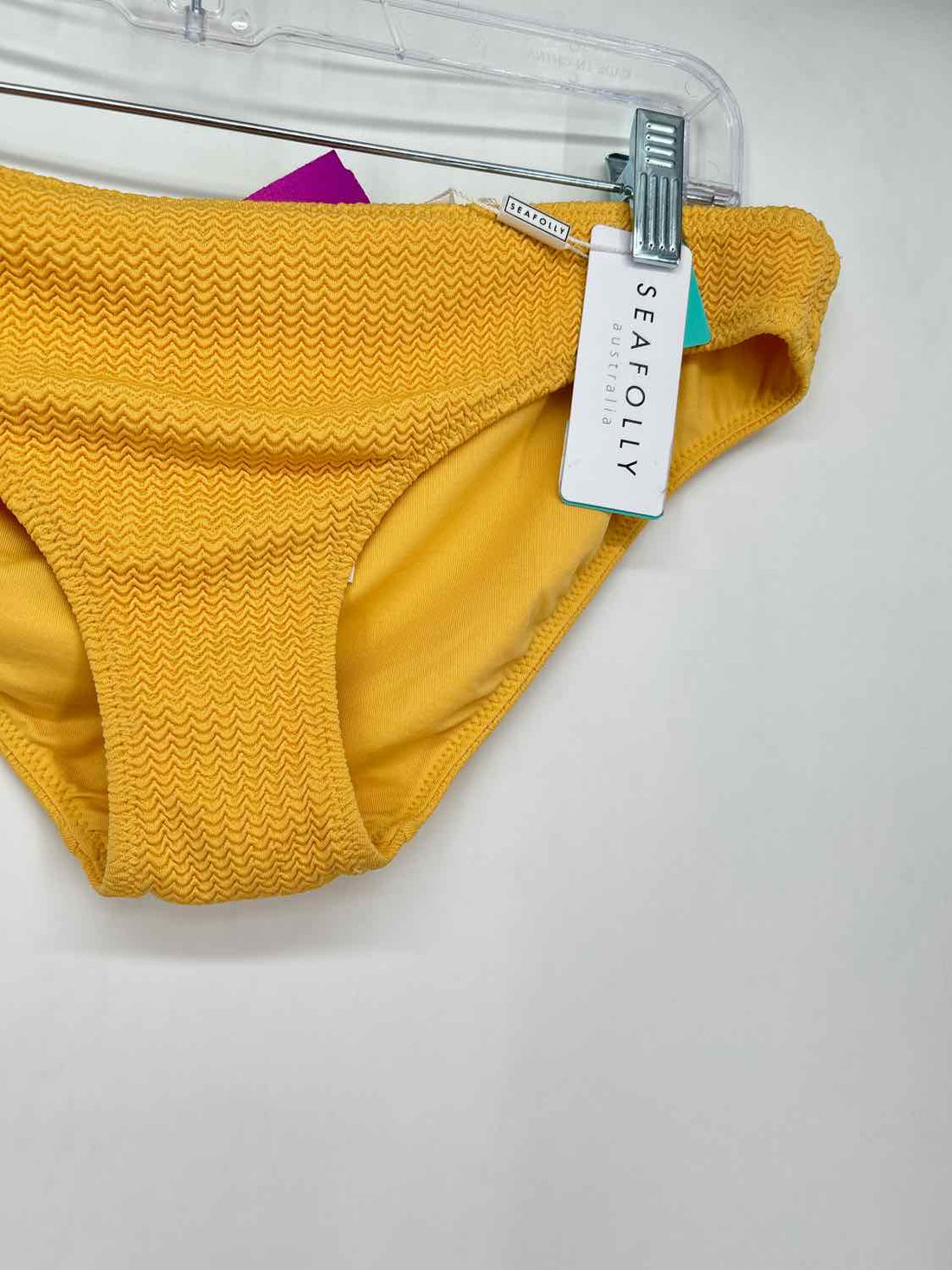 Seafolly Size 10 Yellow NWT Swimsuit Bottom Only