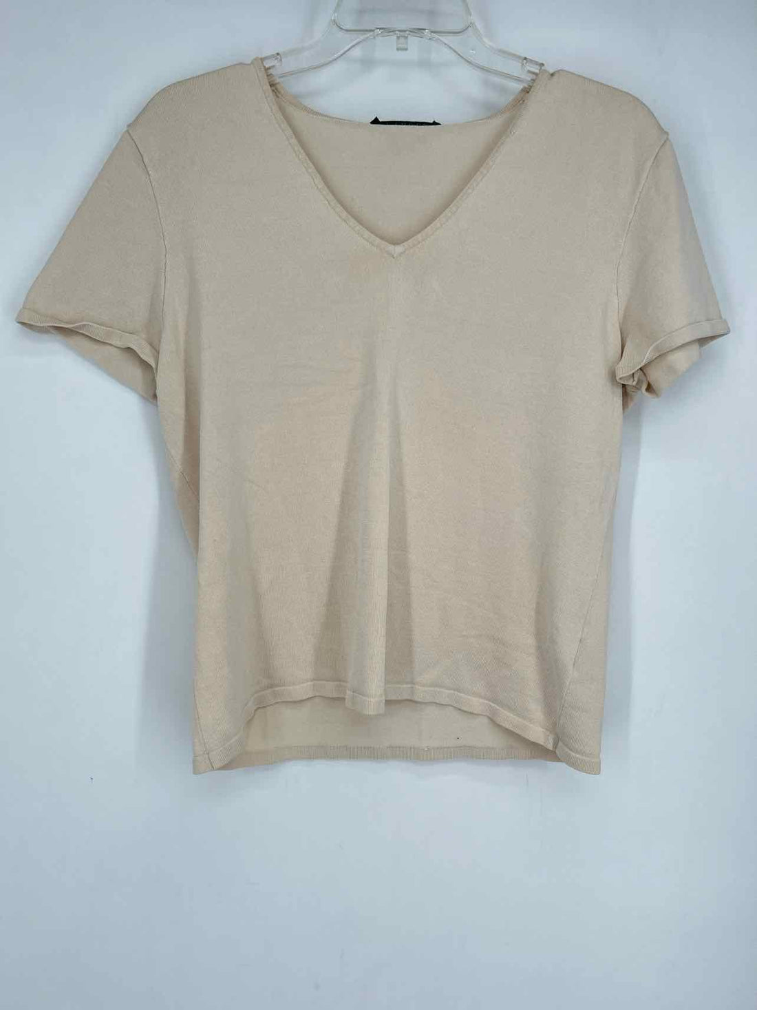 Lauren Ralph Lauren Size L Cream Short Sleeve