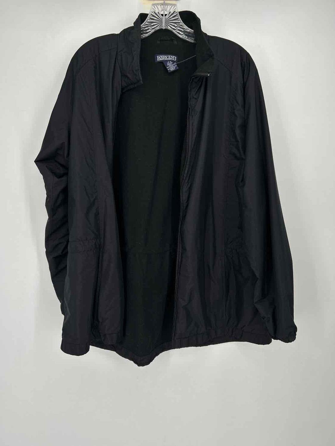 Lands' End Size L Black Jacket