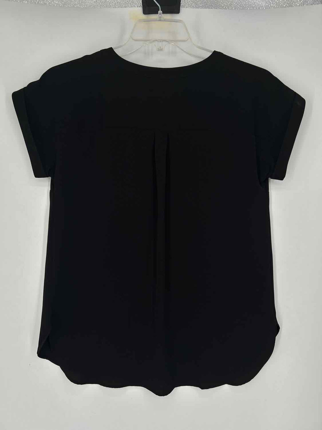 Talbots Size S Black Short Sleeve