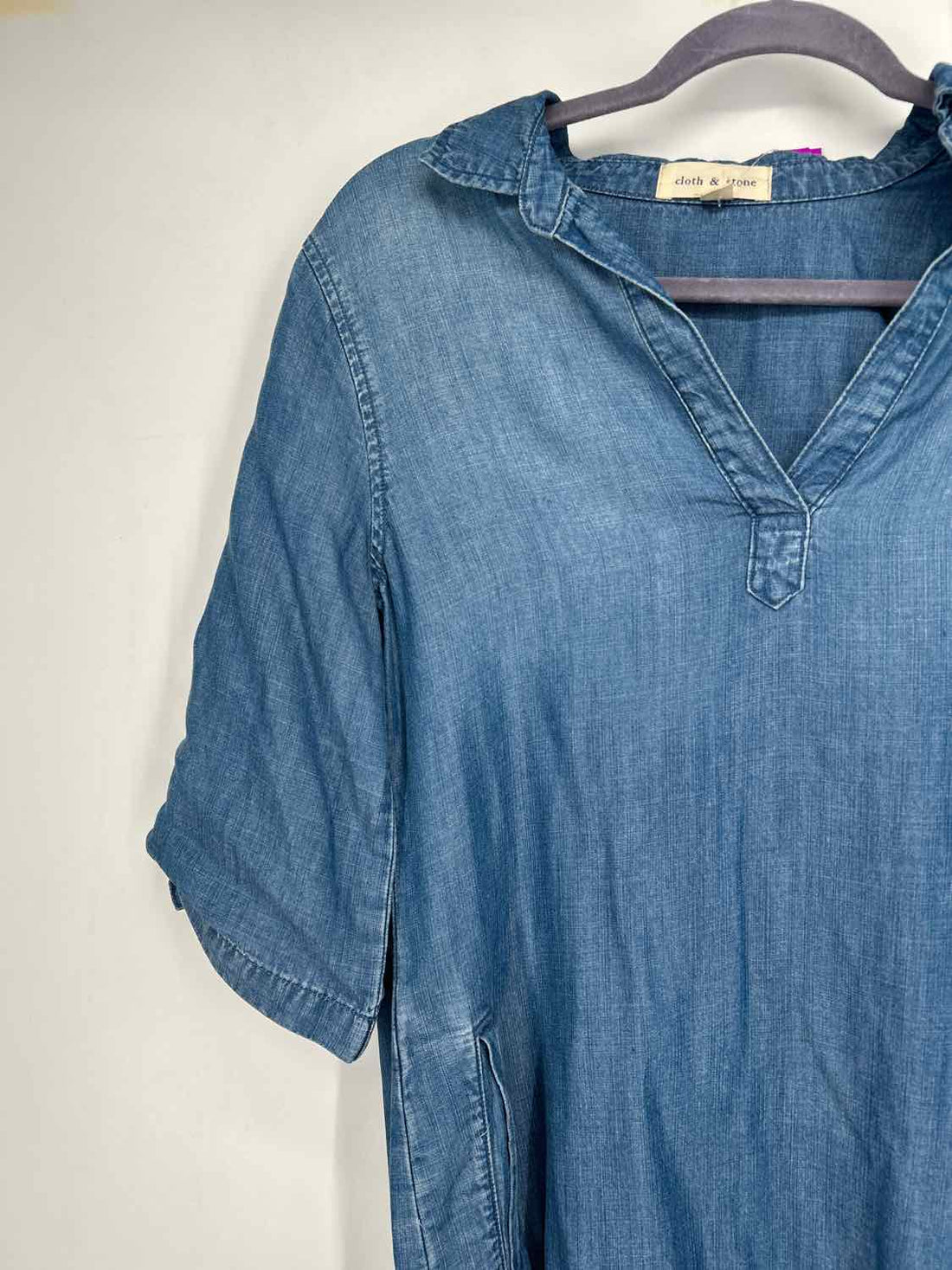 Cloth & Stone Size S Chambray Long Sleeve Dress