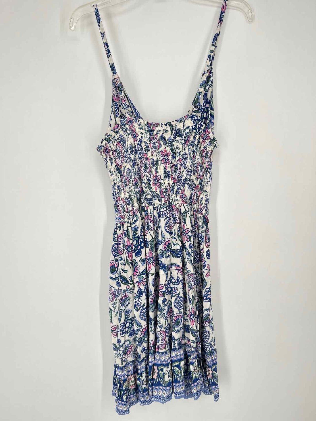 Angie Size M White Blue & Pink Print NWT Dress