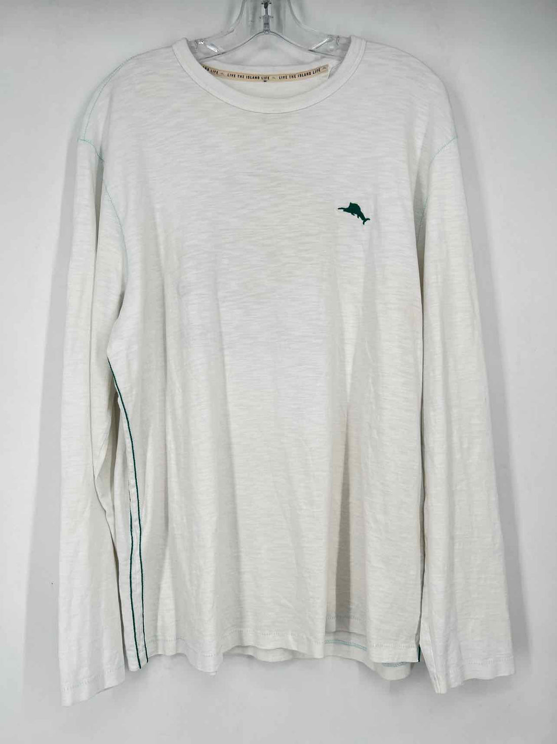 Tommy Bahama Size L White Long Sleeve