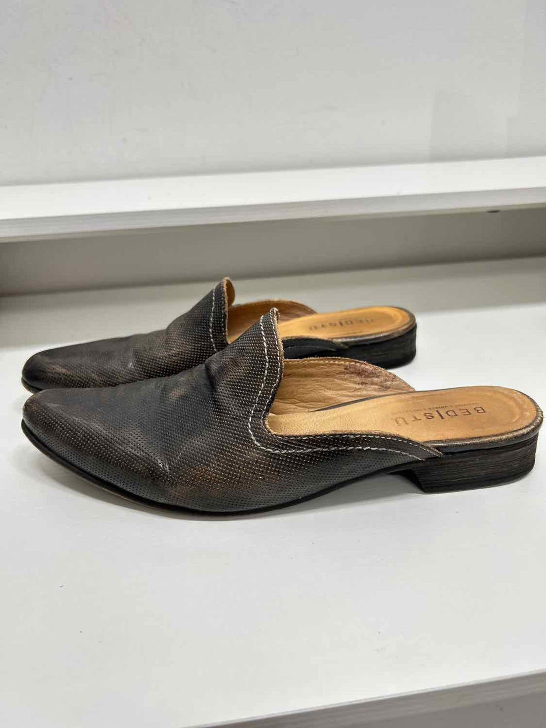 Bed Stu Women Size 8 Brown Mules
