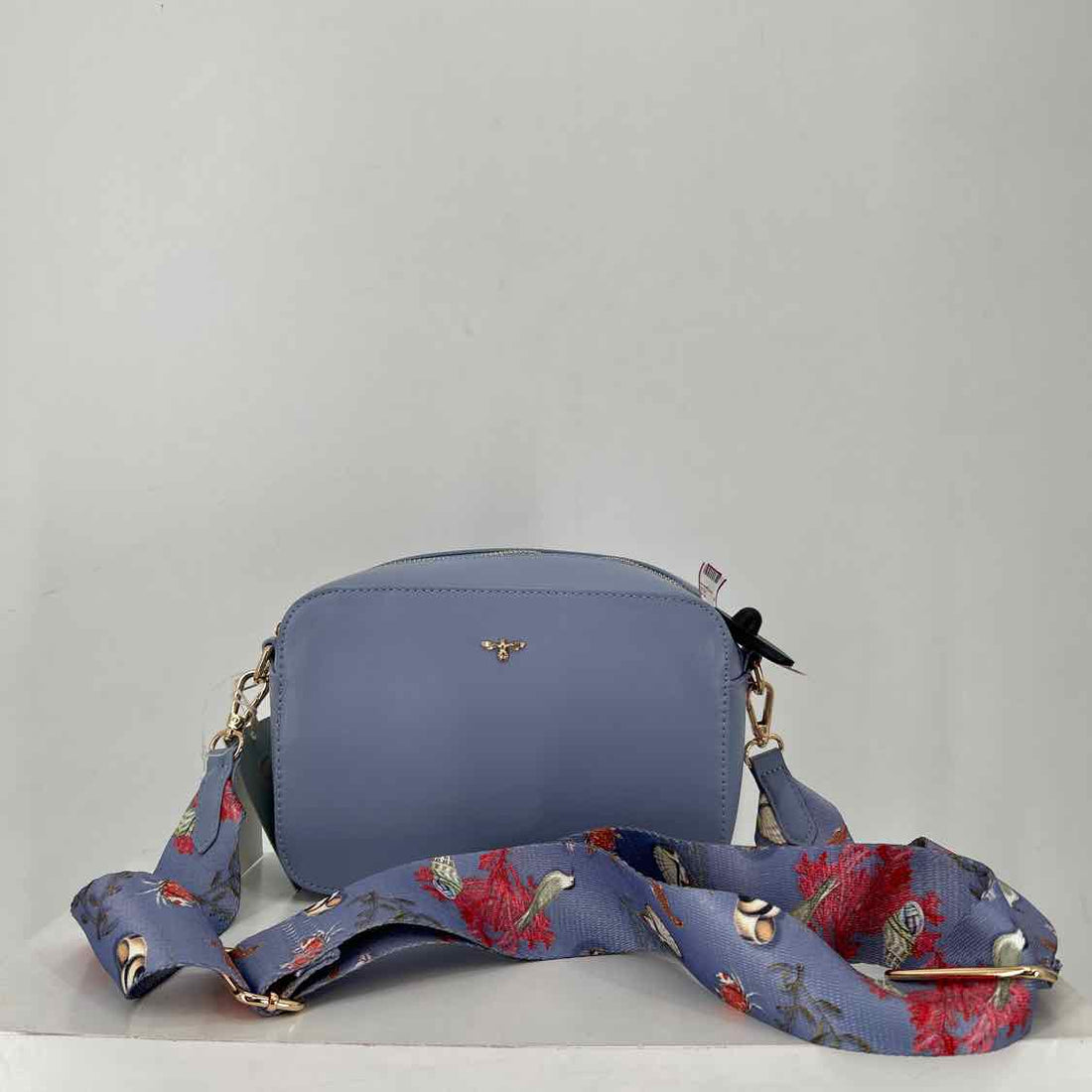 Fable England Blue Print Vegan Leather NWT Crossbody