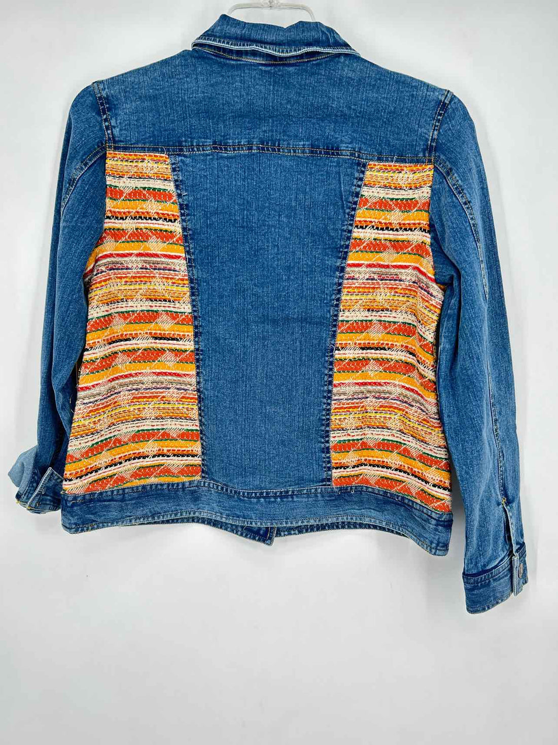 Chicos Size 1 (8) Dark Wash Denim NWT Jacket