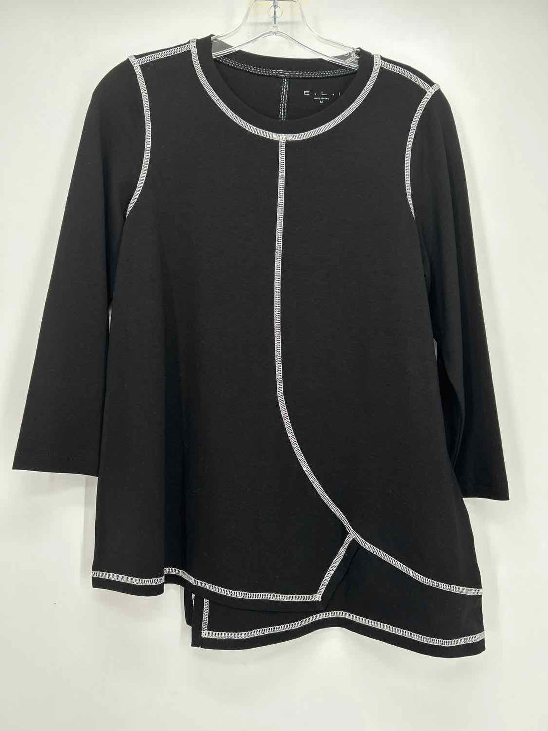 E.L.I. Size M Black Long Sleeve