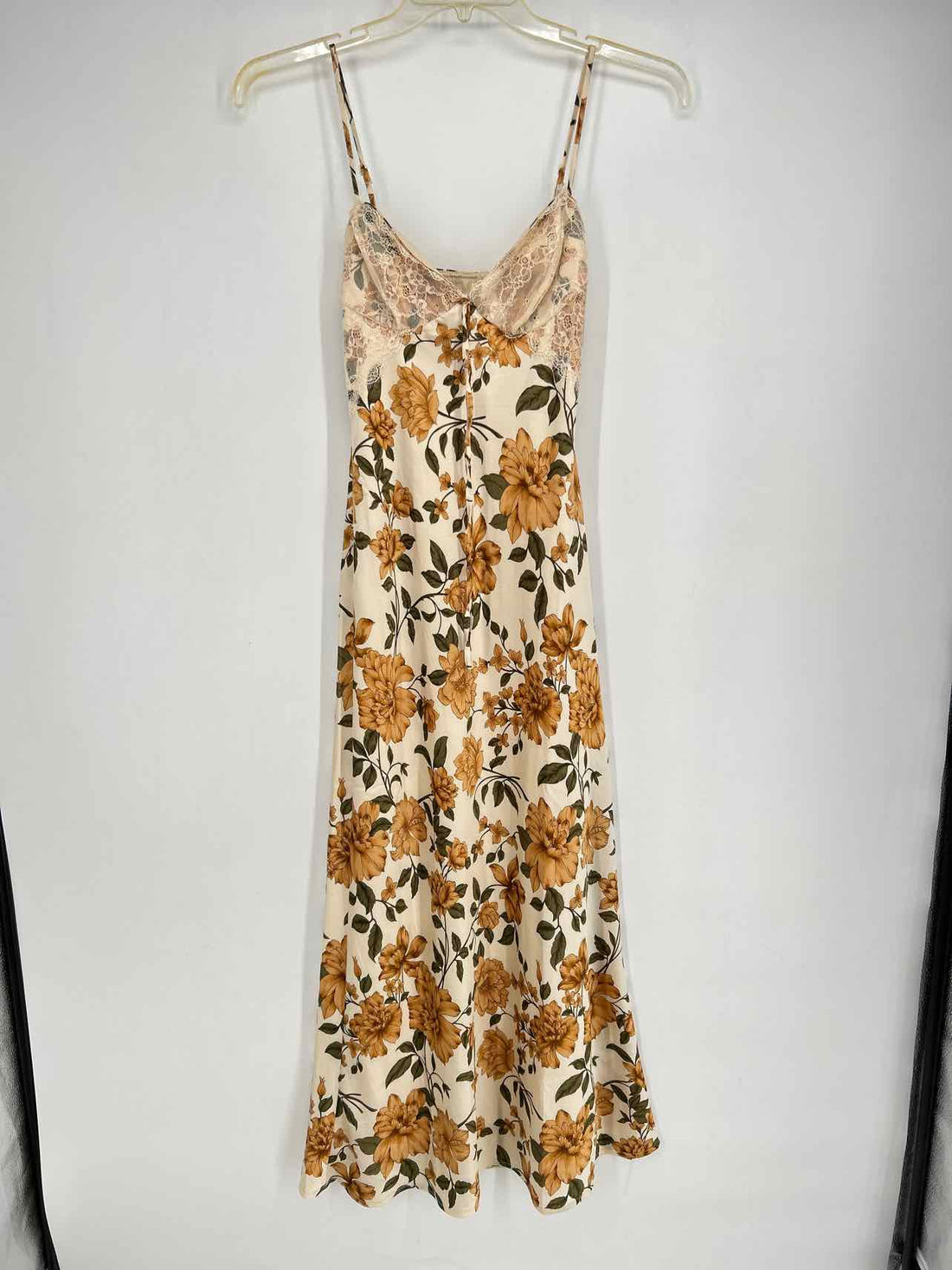 Thirty Thirty Size S Beige Floral Dress