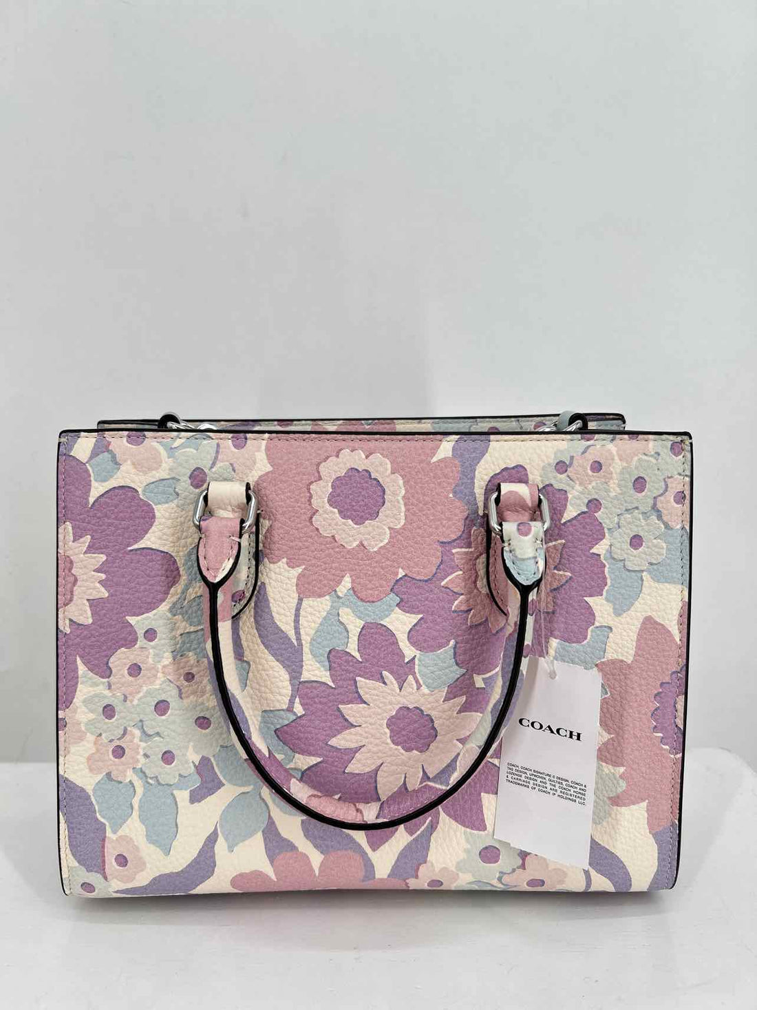 Coach Floral Pebbled Leather NWT Crossbody
