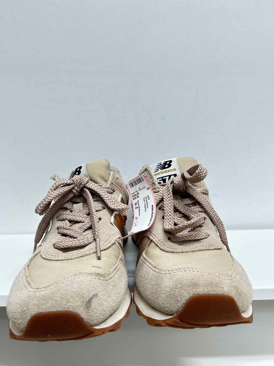 New Balance Women Size 9.5 Tan Leopard As Is Sneakers