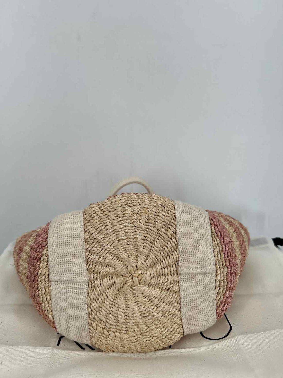 Kayu Natural Striped Straw NWT Purse