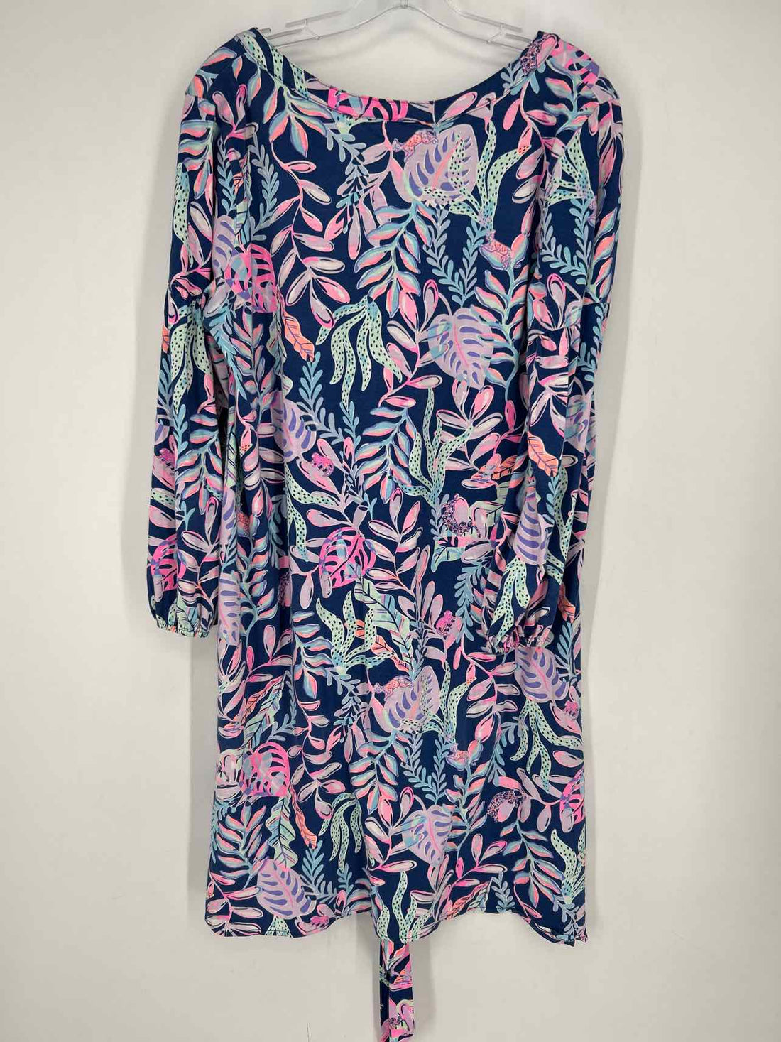 Lilly Pulitzer XL Navy Print Long Sleeve Lilly Pulitzer Dress