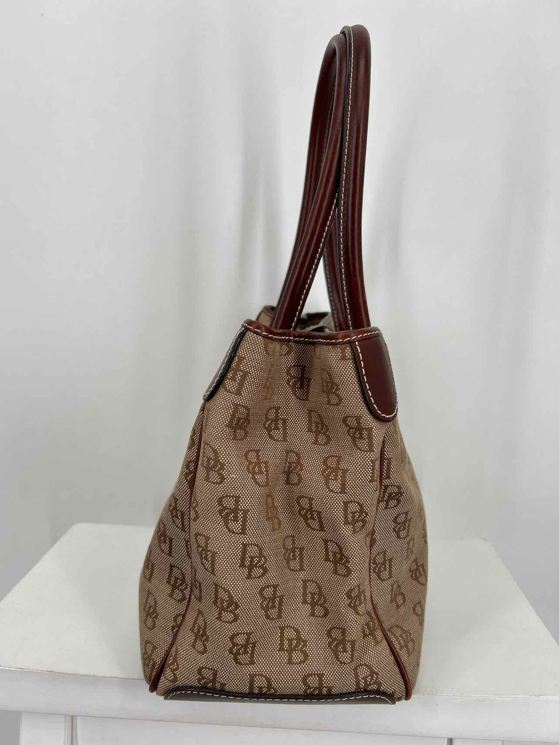 Dooney & Bourke Brown Canvas Purse