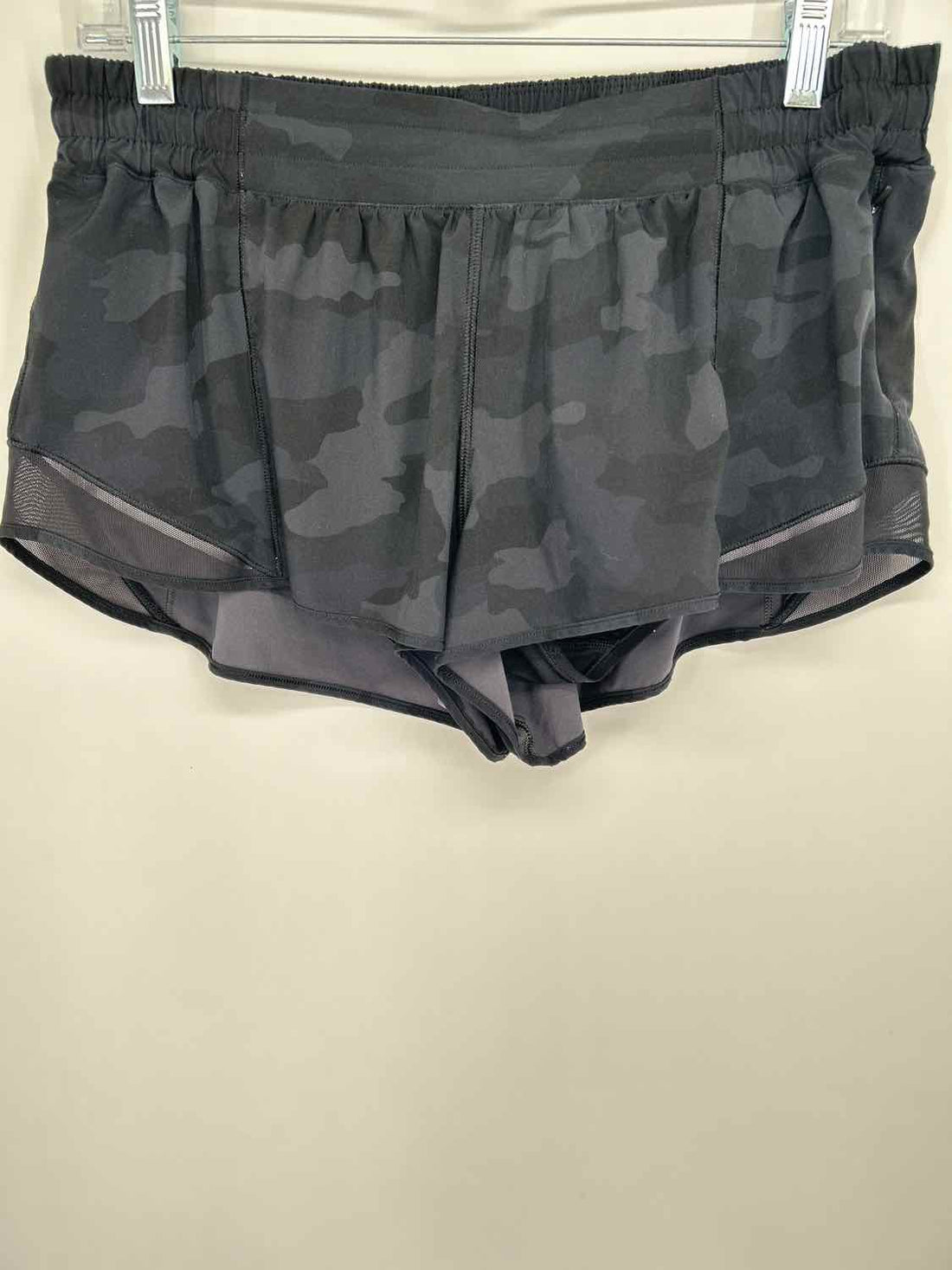 Lululemon Size 12 Black Camo Active Shorts