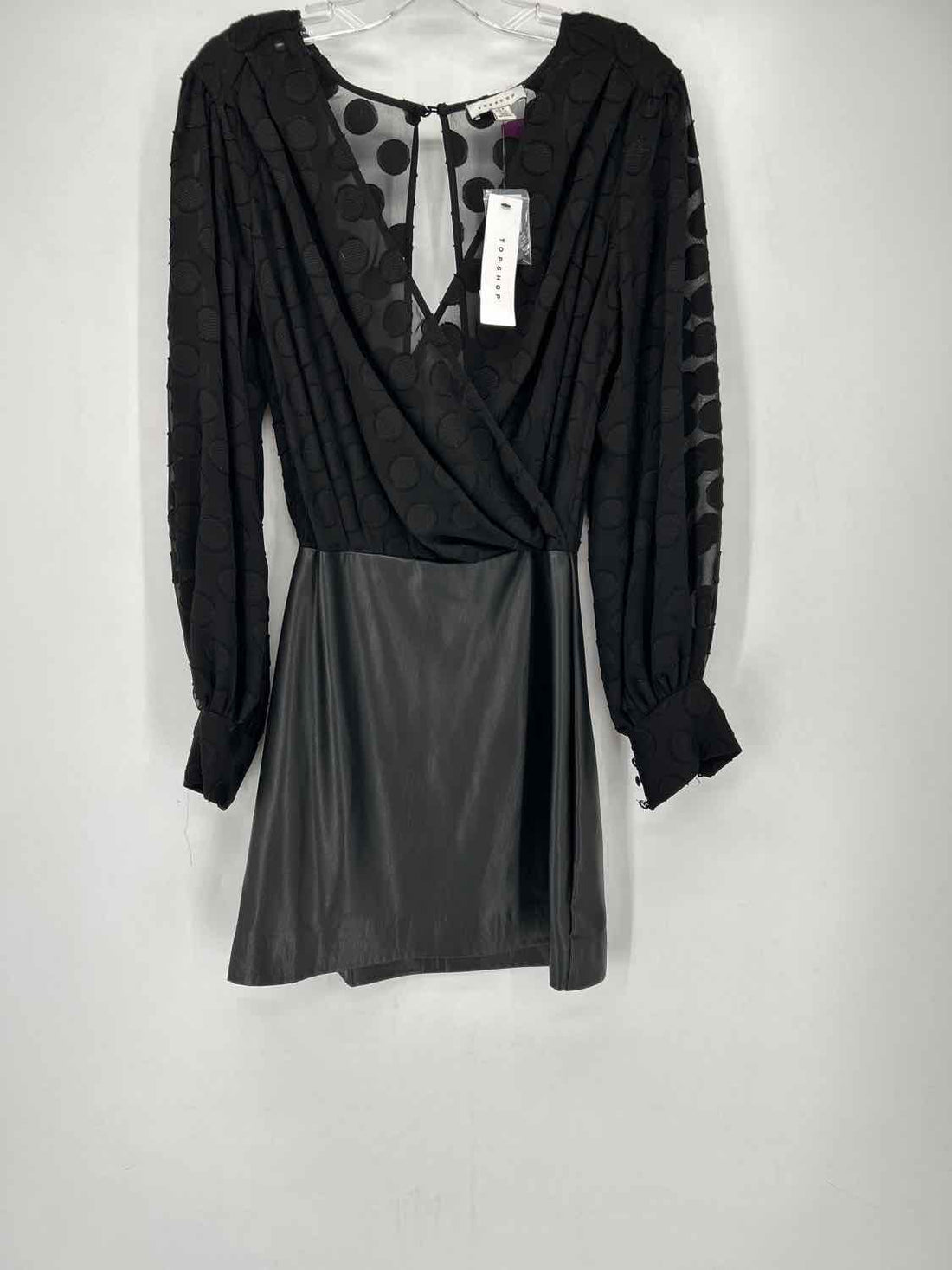 Top Shop Size 4 Black NWT Dress