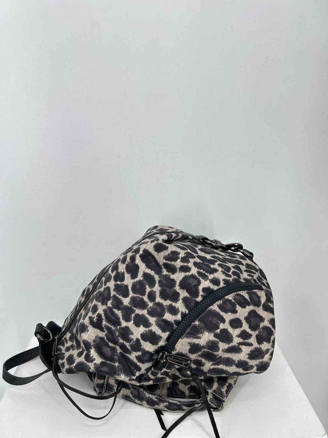 Rebecca Minkoff Gray Leopard Nylon Pre Owned Backpack
