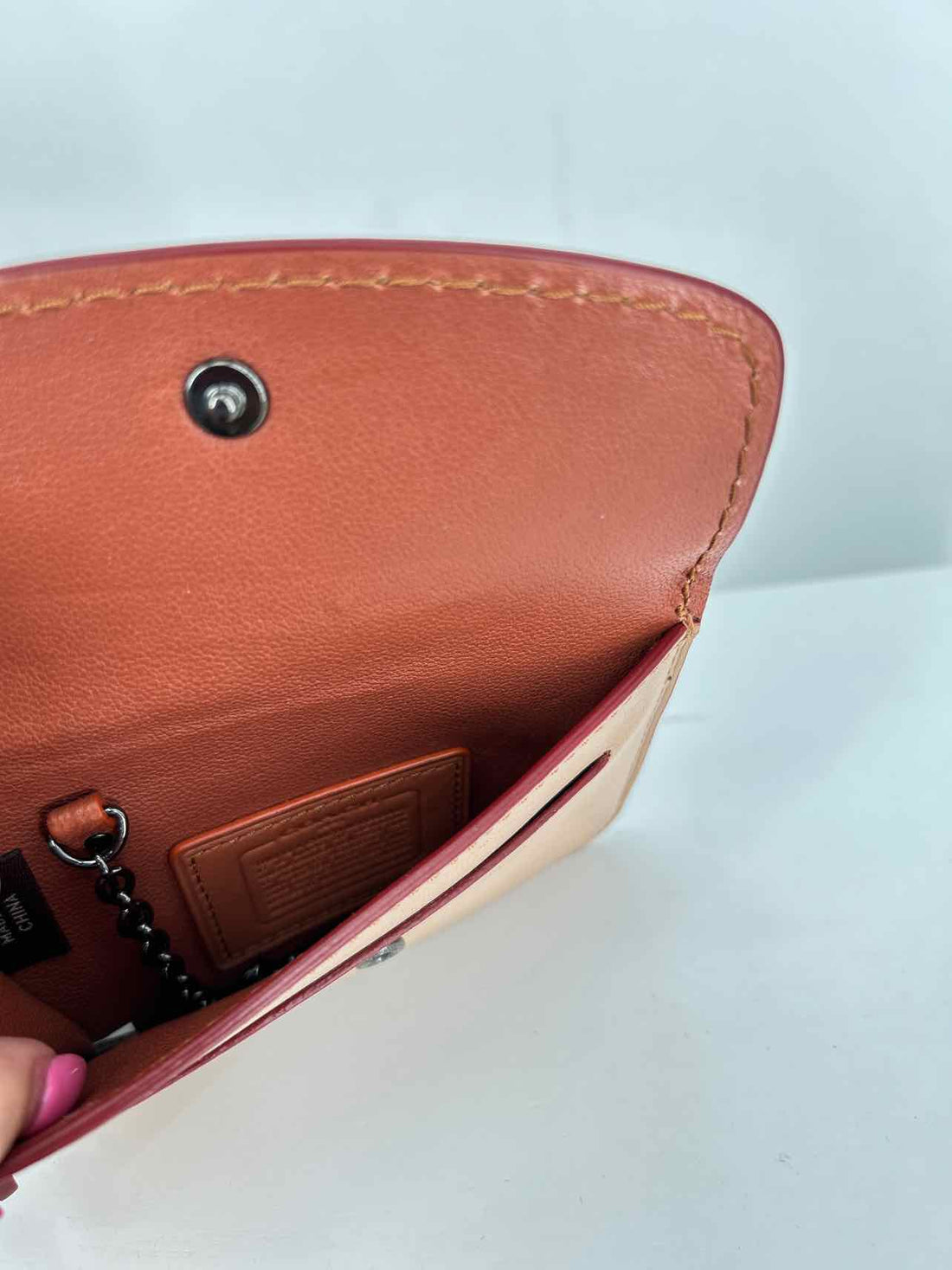 Coach Tan Leather Wallet