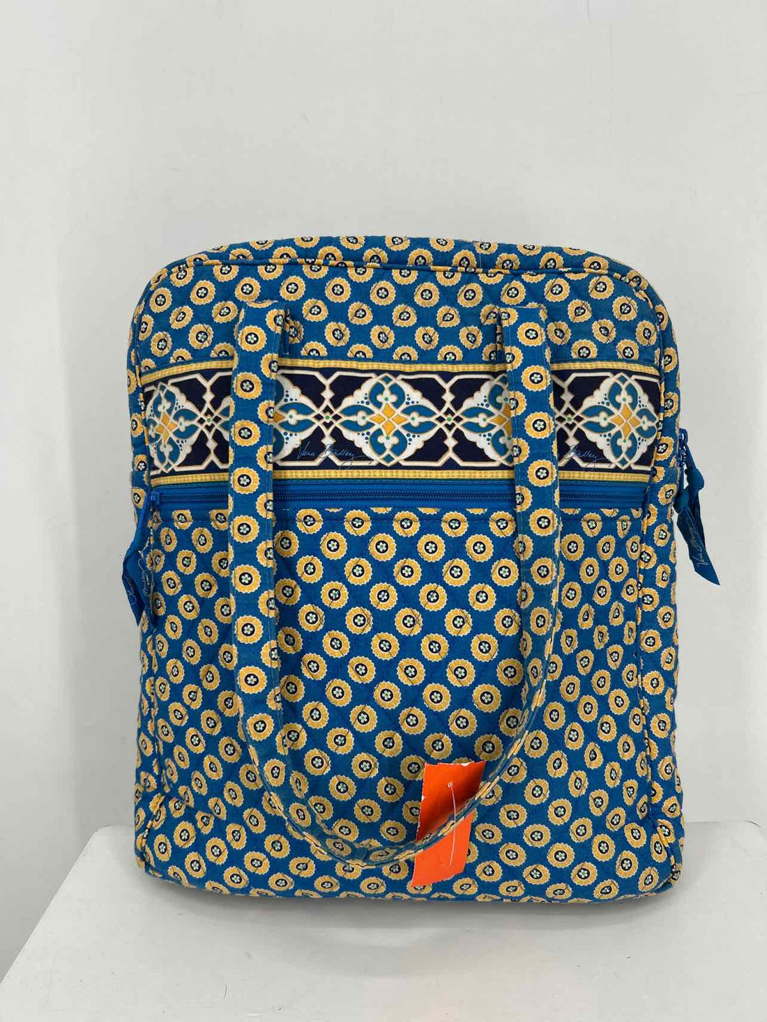 Vera Bradley Blue Print Cotton Pre Owned Tote