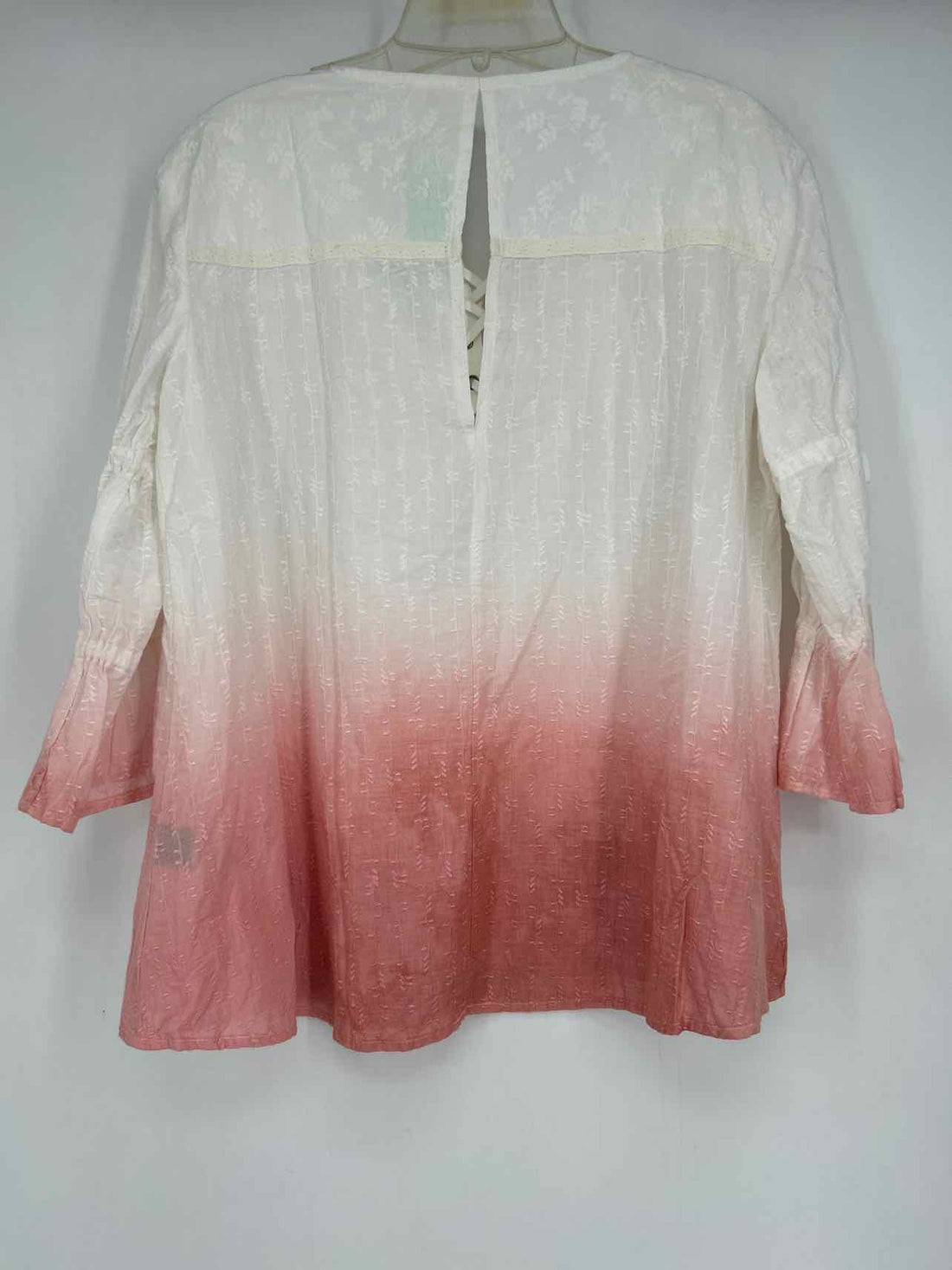 POL Size S White Ombre Long Sleeve