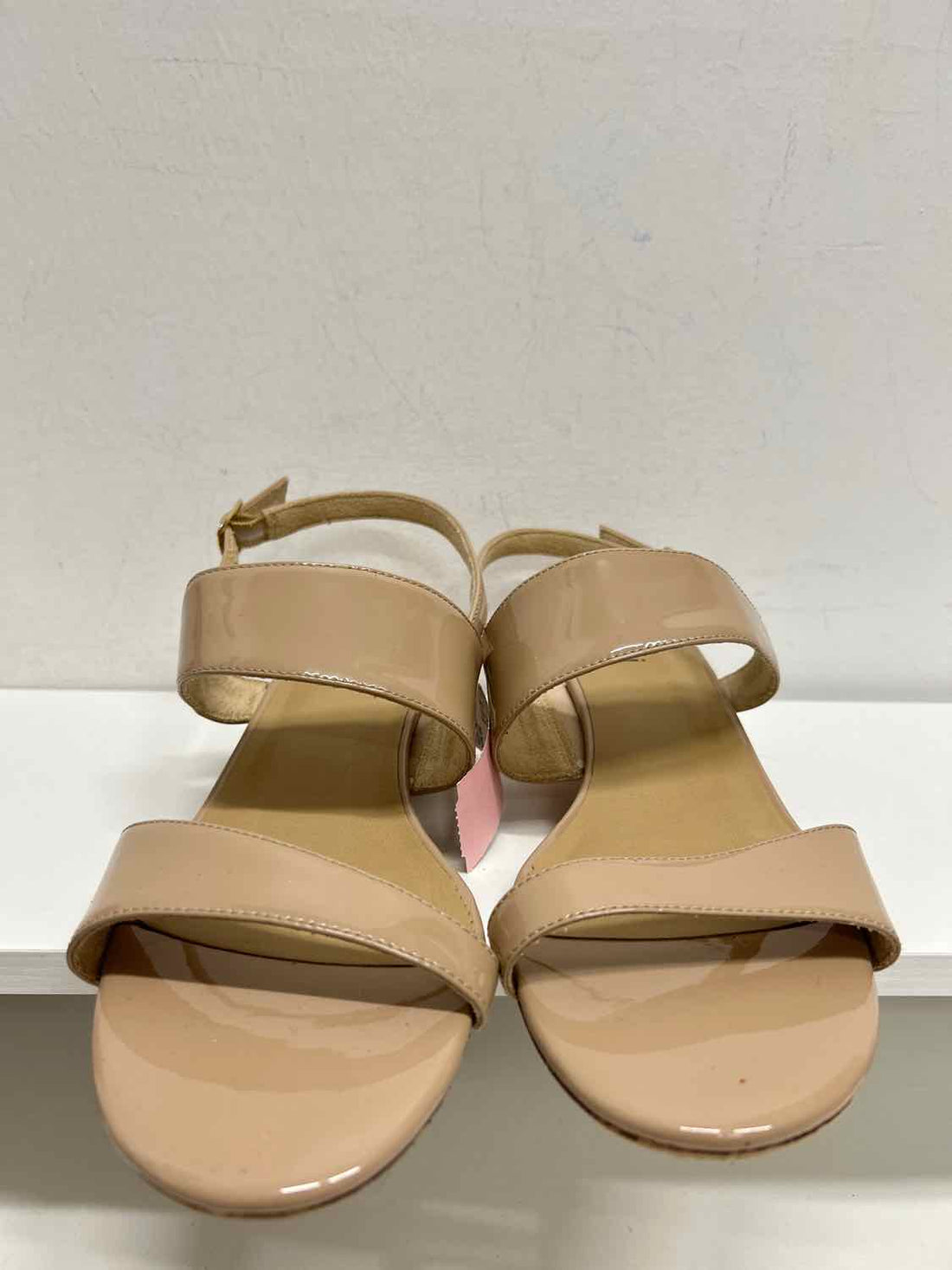 Vaneli Women Size 9.5 Nude Sandals