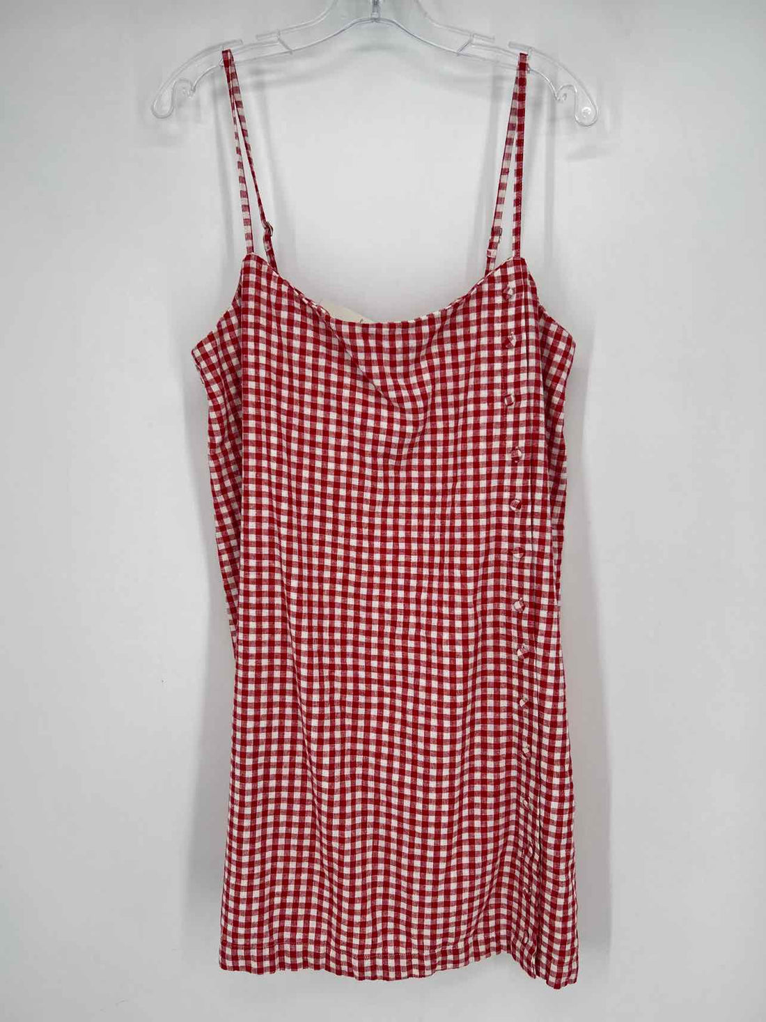 Abercrombie & Fitch Size LP Red Gingham NWT Rompers