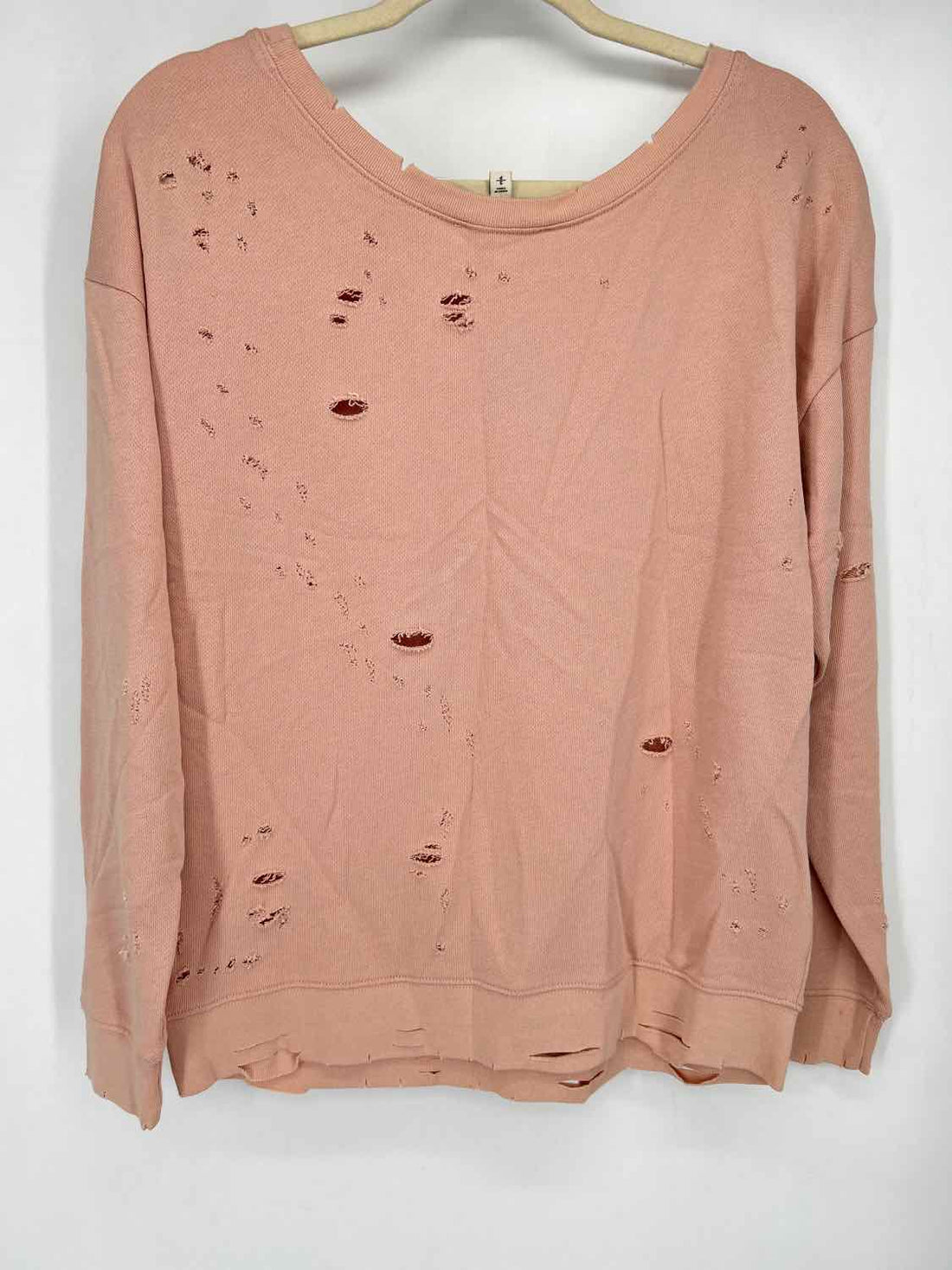 Express Size S Blush Distressed NWT Sweatshirt
