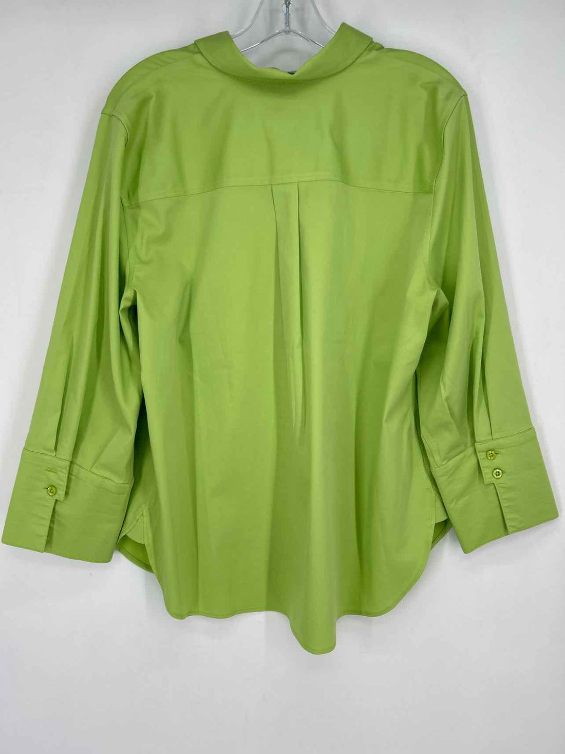 Chicos Size 2 (12) Green Long Sleeve