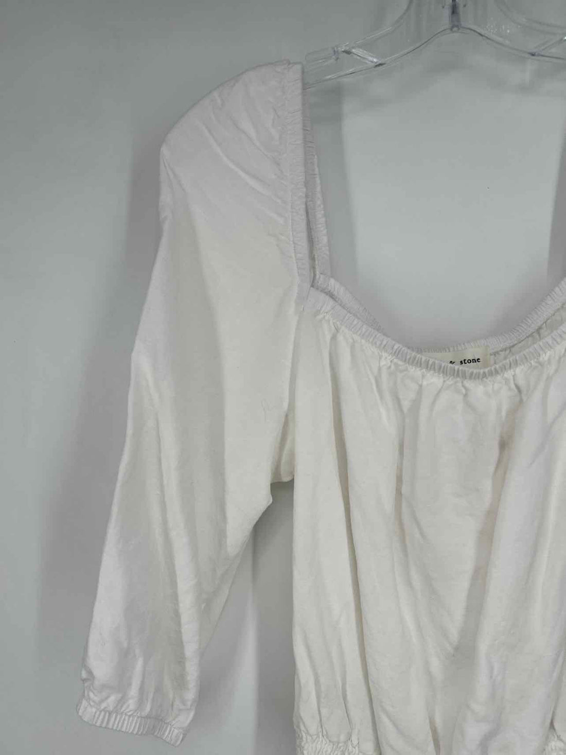 Cloth & Stone Size L White Long Sleeve