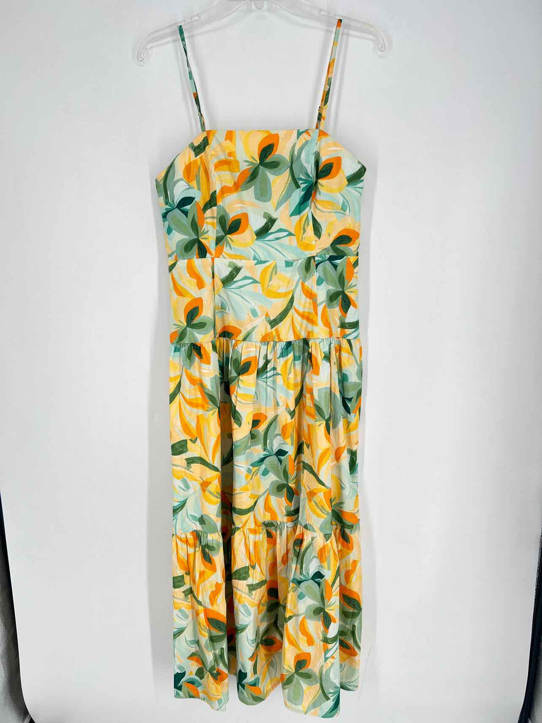 Mink Pink Size M Lemon & Oranges Print Maxi