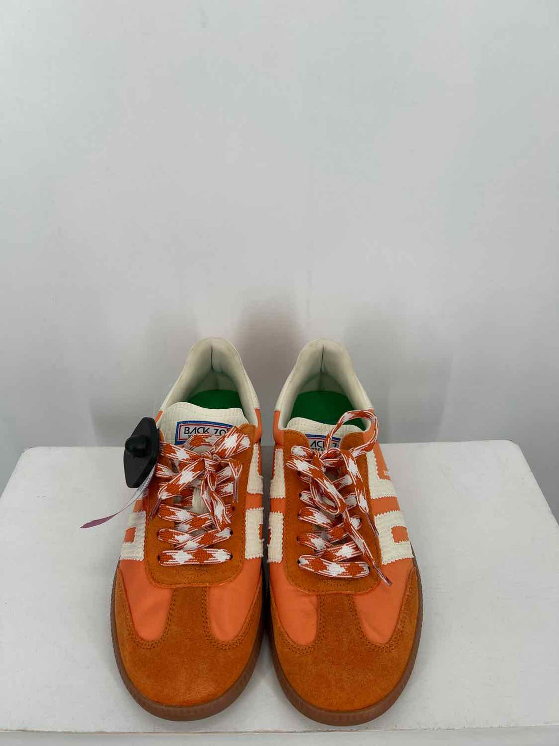 BACK 70 Women Size 40 (9-9.5) Orange & White Sneakers