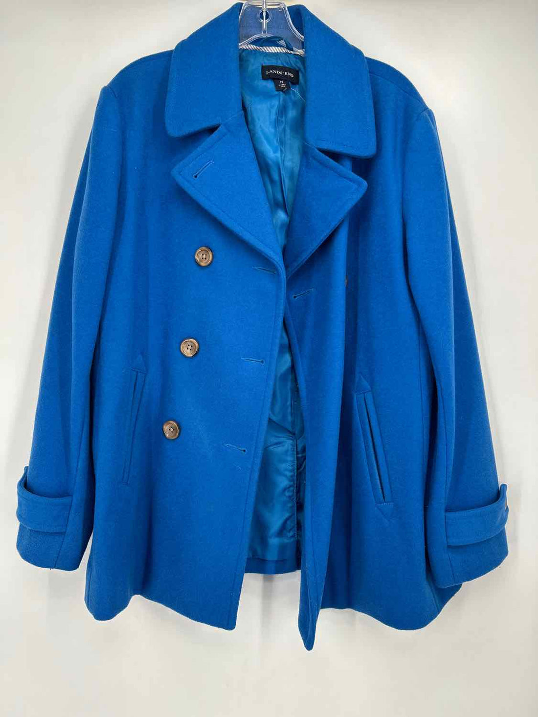 Lands' End Size 12 Blue Coat