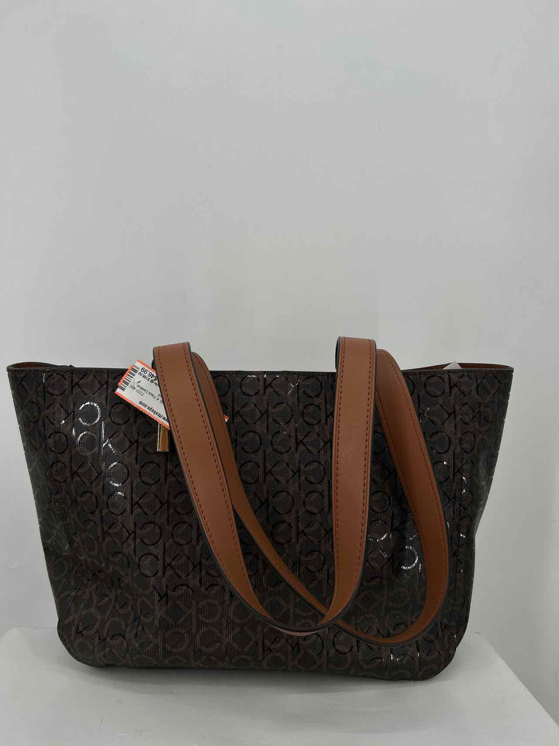 Calvin Klein Black & Brown Signature Tote