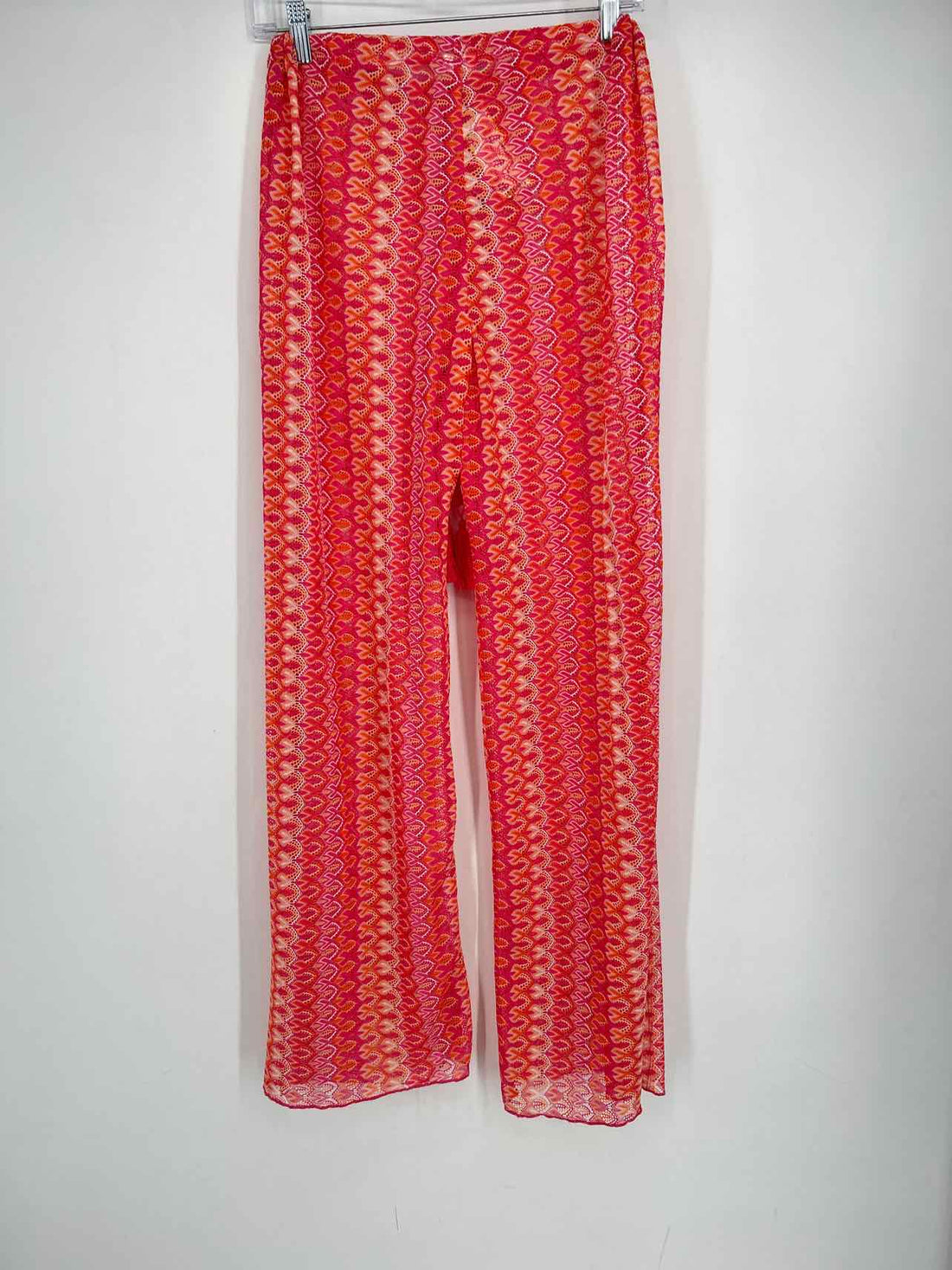 Becca Size M Pink & Orange Print NWT Coverup