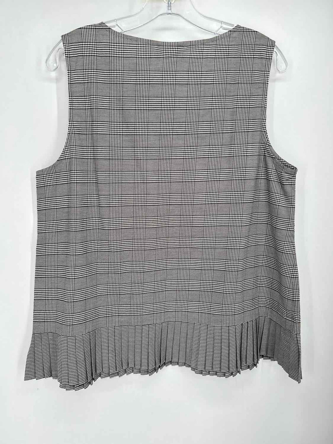 J Jill Size L Black & White Print NWT Sleeveless