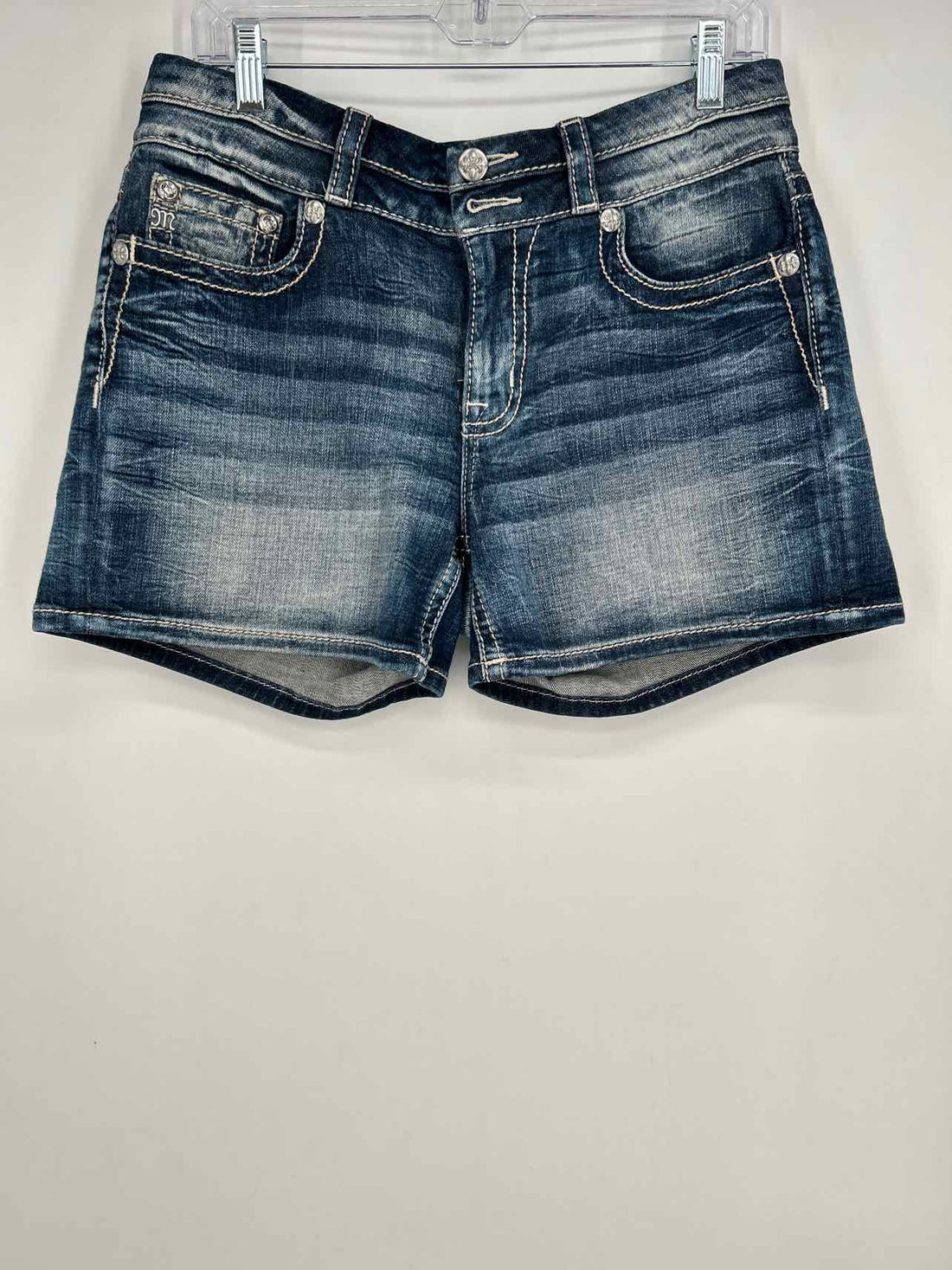 Miss Me Size 30 Medium Wash Denim Shorts