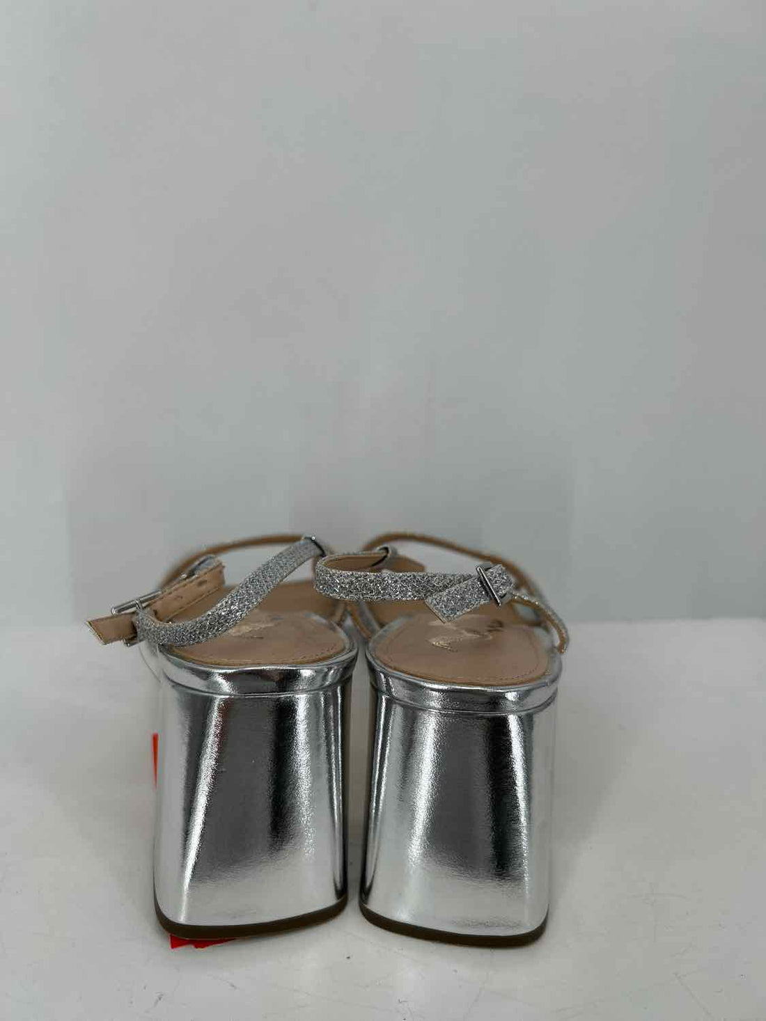 Nina Women Size 9.5 Silver Like New Sandals