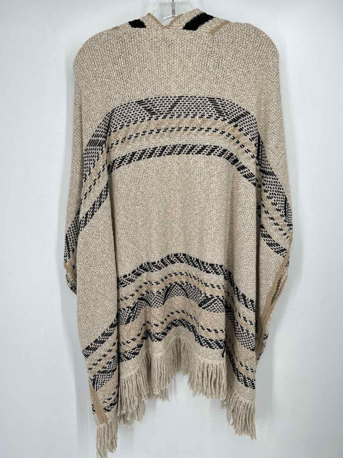 Lucky Brand Size XS/S Beige & Black Cardigan