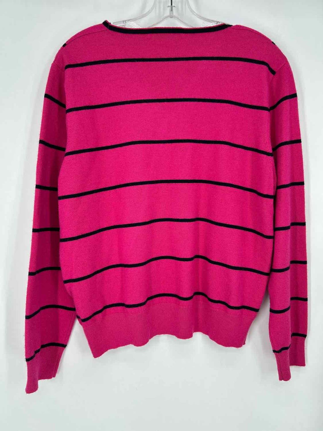 Vilagallo Size L Pink Stripe NWT Sweater