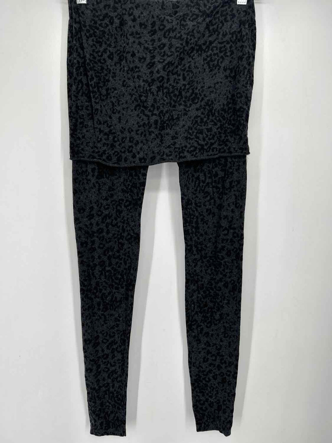 All Saints Size S Gray Leopard Active Pants