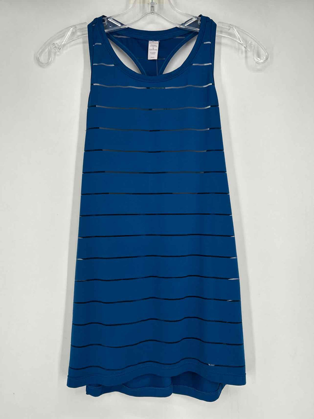 Athleta Size S Navy Striped Active Tops