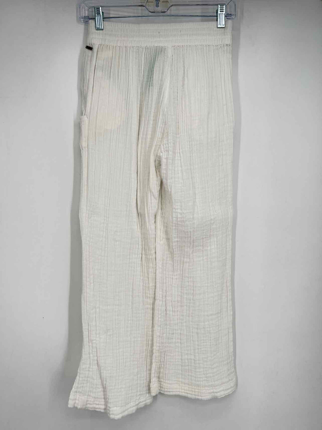 Rip Curl Size XS White Double Gauze Pants