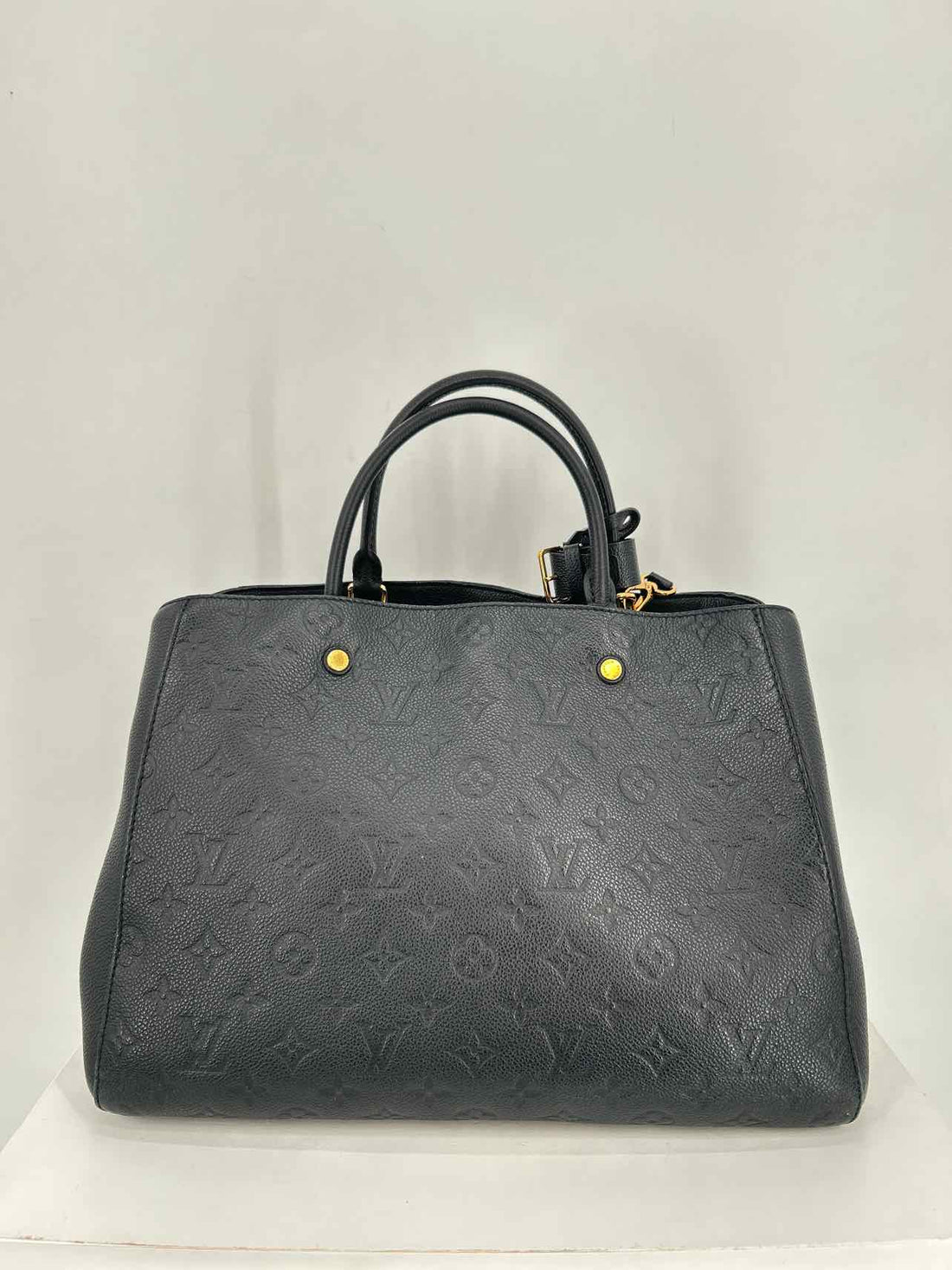 Louis Vuitton Black Leather Good LUXURY