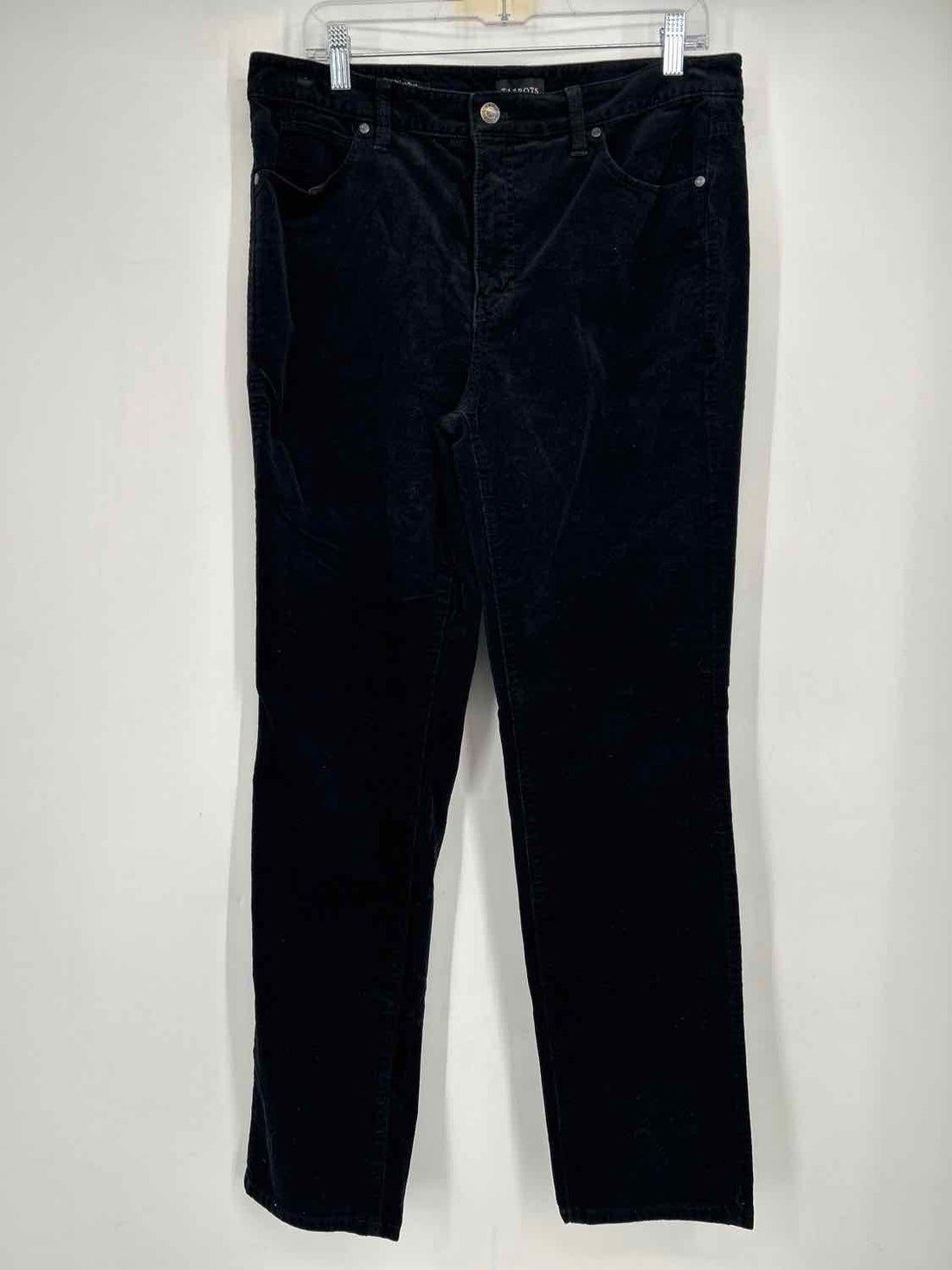 Talbots Size 10 Black Corduroy Pants