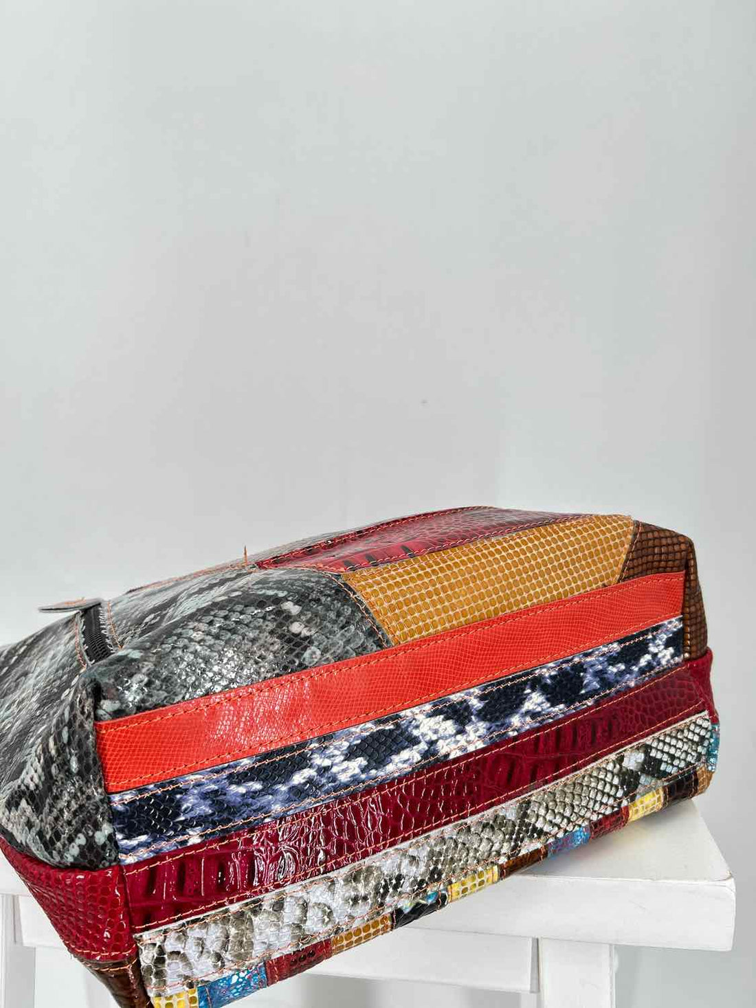 Treska Multi Color Leather Crossbody