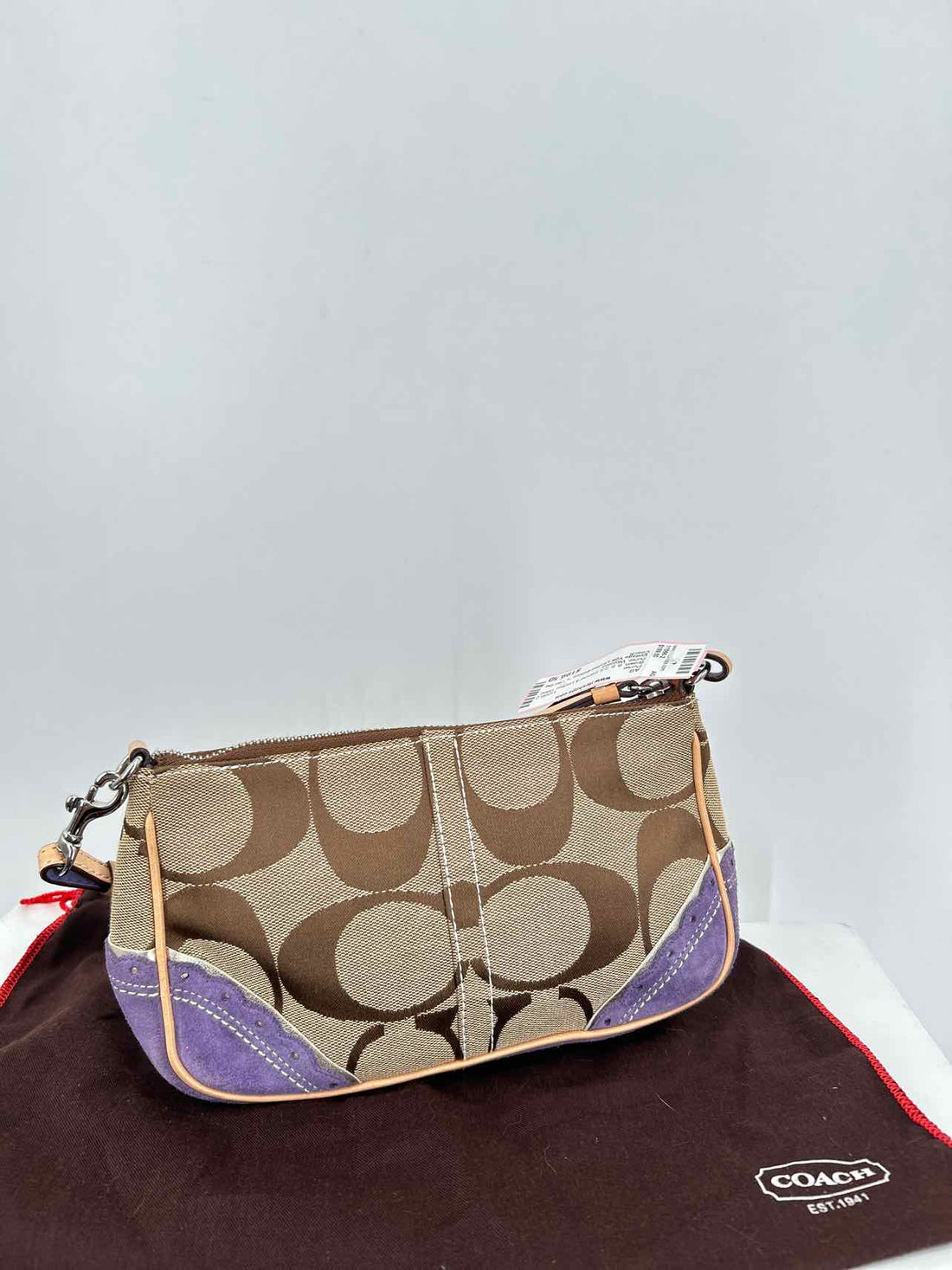 Coach Brown Canvas & Leather Good Purse