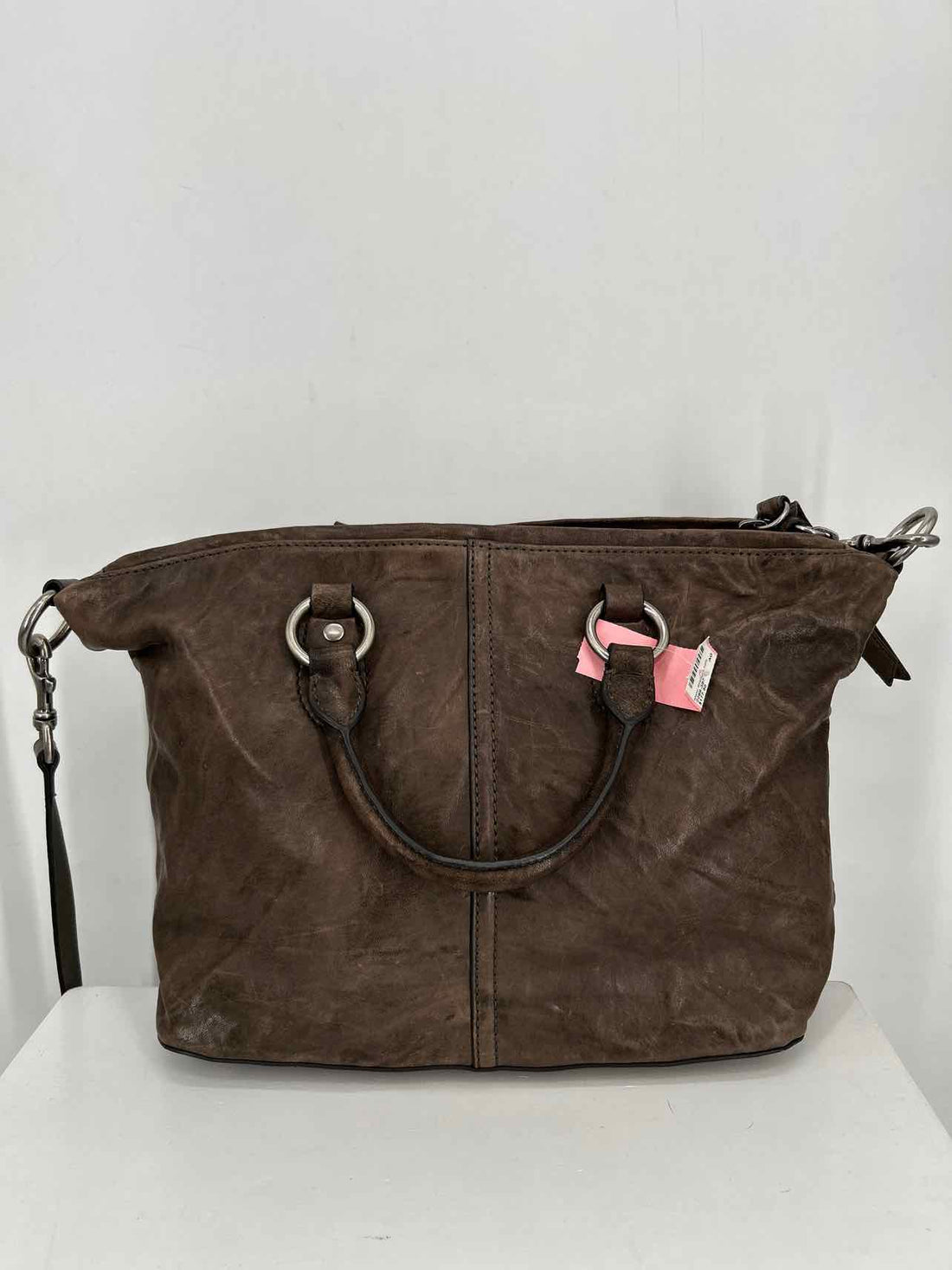 Frye Dark Gray Leather NWT Satchel