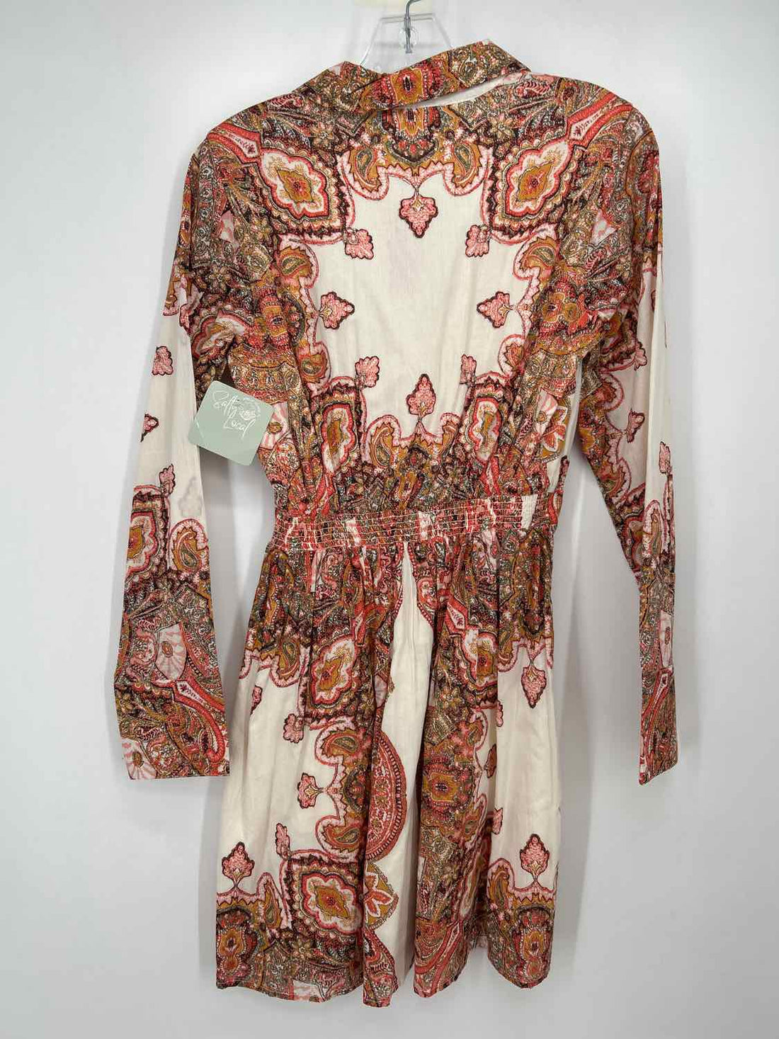 Cleobella Size XS White & Pink Print NWT Dress